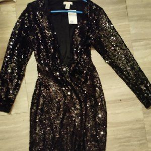 Women's size small H&m sequins dress